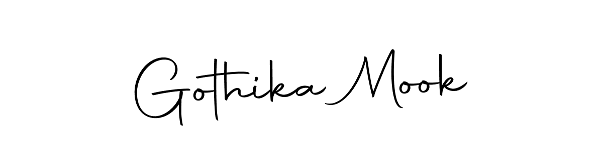 Make a beautiful signature design for name Gothika Mook. With this signature (Autography-DOLnW) style, you can create a handwritten signature for free. Gothika Mook signature style 10 images and pictures png
