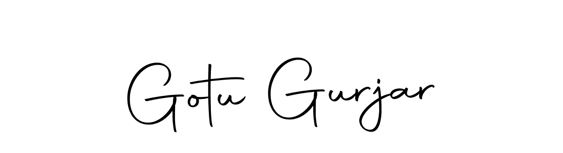 Use a signature maker to create a handwritten signature online. With this signature software, you can design (Autography-DOLnW) your own signature for name Gotu Gurjar. Gotu Gurjar signature style 10 images and pictures png