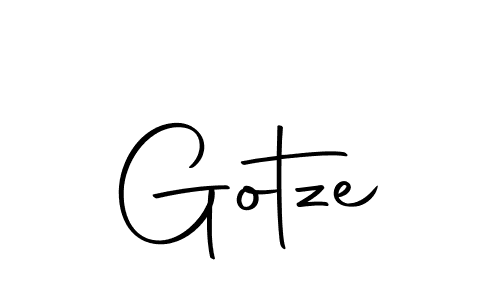 Create a beautiful signature design for name Gotze. With this signature (Autography-DOLnW) fonts, you can make a handwritten signature for free. Gotze signature style 10 images and pictures png