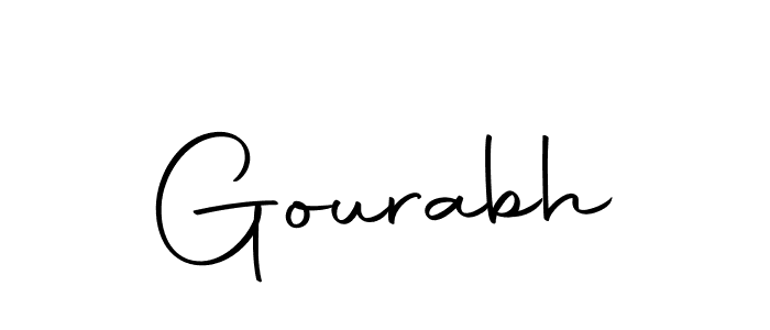 You should practise on your own different ways (Autography-DOLnW) to write your name (Gourabh) in signature. don't let someone else do it for you. Gourabh signature style 10 images and pictures png