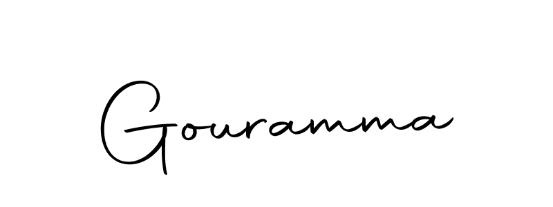 Create a beautiful signature design for name Gouramma. With this signature (Autography-DOLnW) fonts, you can make a handwritten signature for free. Gouramma signature style 10 images and pictures png