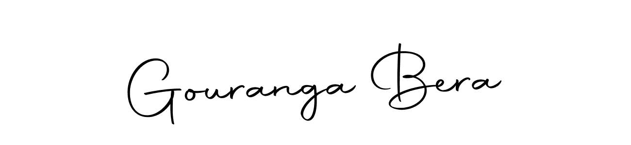 How to make Gouranga Bera name signature. Use Autography-DOLnW style for creating short signs online. This is the latest handwritten sign. Gouranga Bera signature style 10 images and pictures png