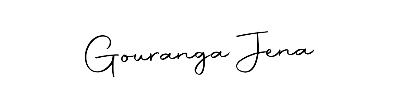 The best way (Autography-DOLnW) to make a short signature is to pick only two or three words in your name. The name Gouranga Jena include a total of six letters. For converting this name. Gouranga Jena signature style 10 images and pictures png