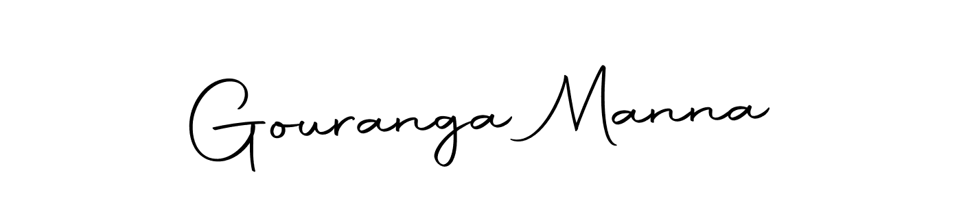 How to make Gouranga Manna name signature. Use Autography-DOLnW style for creating short signs online. This is the latest handwritten sign. Gouranga Manna signature style 10 images and pictures png