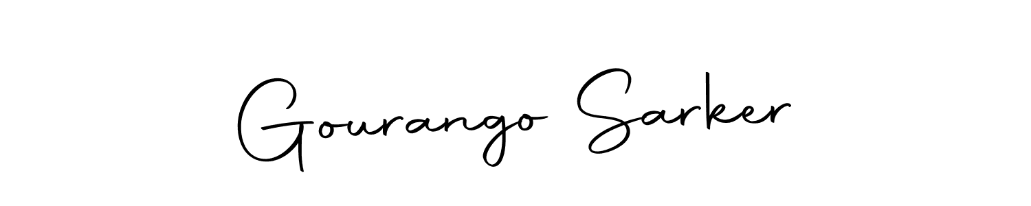 Make a beautiful signature design for name Gourango Sarker. With this signature (Autography-DOLnW) style, you can create a handwritten signature for free. Gourango Sarker signature style 10 images and pictures png