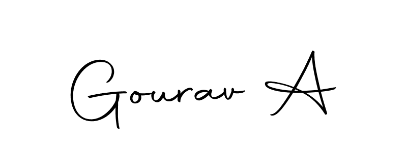 Make a beautiful signature design for name Gourav A. With this signature (Autography-DOLnW) style, you can create a handwritten signature for free. Gourav A signature style 10 images and pictures png
