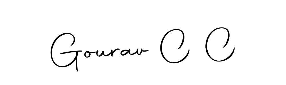 You can use this online signature creator to create a handwritten signature for the name Gourav C C. This is the best online autograph maker. Gourav C C signature style 10 images and pictures png