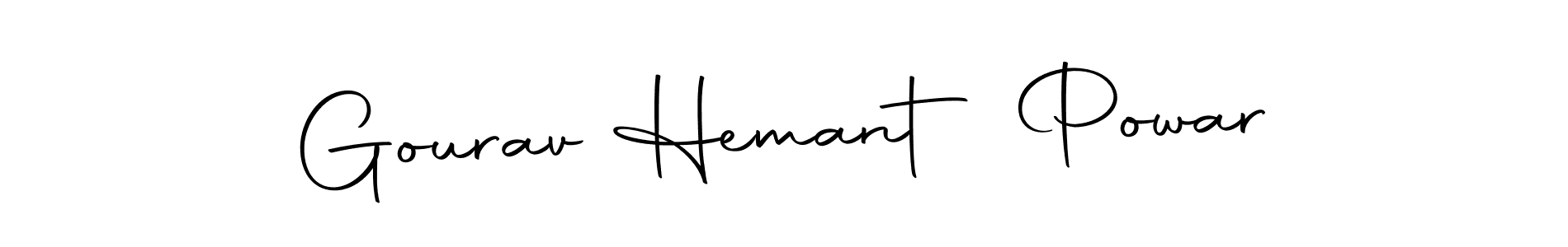 if you are searching for the best signature style for your name Gourav Hemant Powar. so please give up your signature search. here we have designed multiple signature styles  using Autography-DOLnW. Gourav Hemant Powar signature style 10 images and pictures png