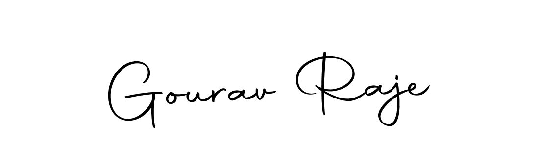 How to make Gourav Raje name signature. Use Autography-DOLnW style for creating short signs online. This is the latest handwritten sign. Gourav Raje signature style 10 images and pictures png