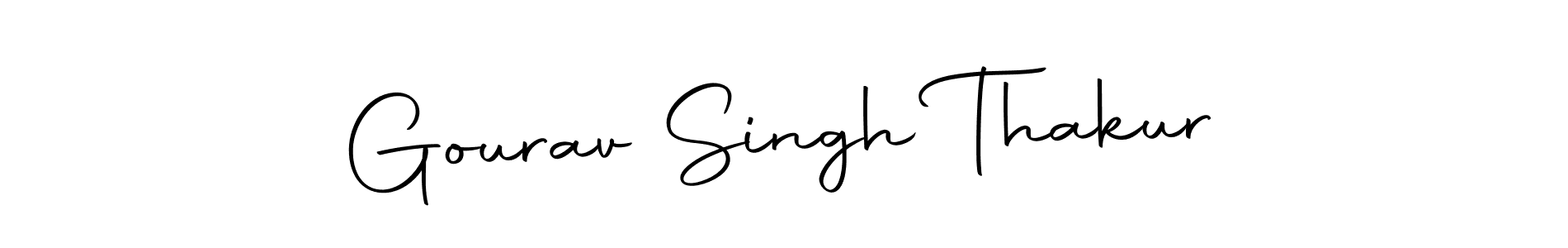 Create a beautiful signature design for name Gourav Singh Thakur. With this signature (Autography-DOLnW) fonts, you can make a handwritten signature for free. Gourav Singh Thakur signature style 10 images and pictures png