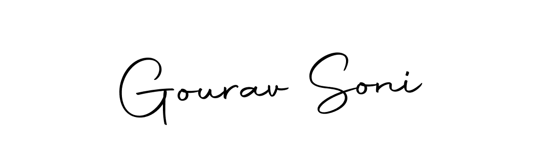 You should practise on your own different ways (Autography-DOLnW) to write your name (Gourav Soni) in signature. don't let someone else do it for you. Gourav Soni signature style 10 images and pictures png