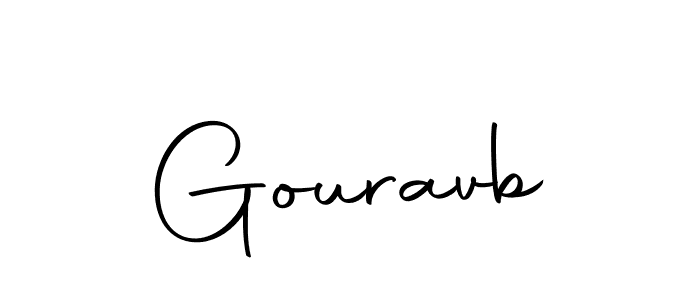 Design your own signature with our free online signature maker. With this signature software, you can create a handwritten (Autography-DOLnW) signature for name Gouravb. Gouravb signature style 10 images and pictures png