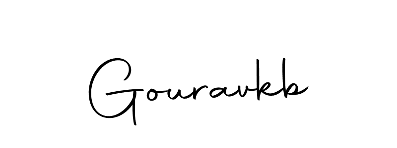 Make a beautiful signature design for name Gouravkb. With this signature (Autography-DOLnW) style, you can create a handwritten signature for free. Gouravkb signature style 10 images and pictures png