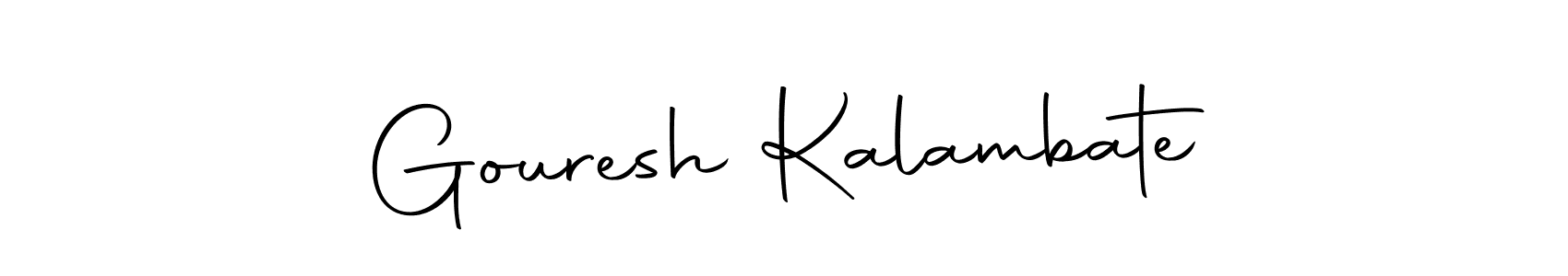 You should practise on your own different ways (Autography-DOLnW) to write your name (Gouresh Kalambate) in signature. don't let someone else do it for you. Gouresh Kalambate signature style 10 images and pictures png
