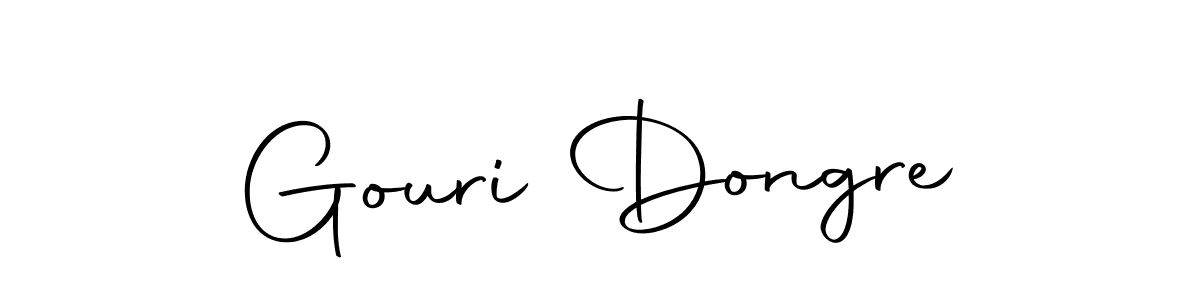 Make a beautiful signature design for name Gouri Dongre. With this signature (Autography-DOLnW) style, you can create a handwritten signature for free. Gouri Dongre signature style 10 images and pictures png