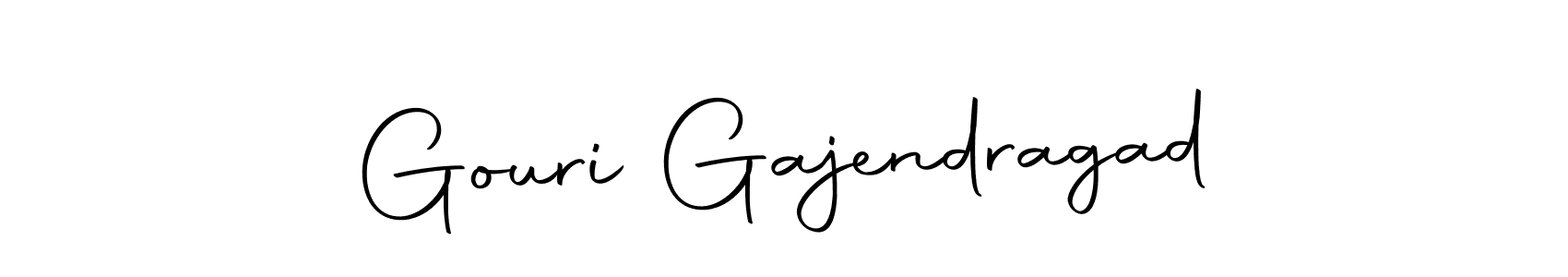 You should practise on your own different ways (Autography-DOLnW) to write your name (Gouri Gajendragad) in signature. don't let someone else do it for you. Gouri Gajendragad signature style 10 images and pictures png