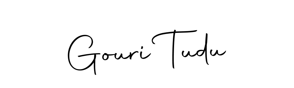 Design your own signature with our free online signature maker. With this signature software, you can create a handwritten (Autography-DOLnW) signature for name Gouri Tudu. Gouri Tudu signature style 10 images and pictures png