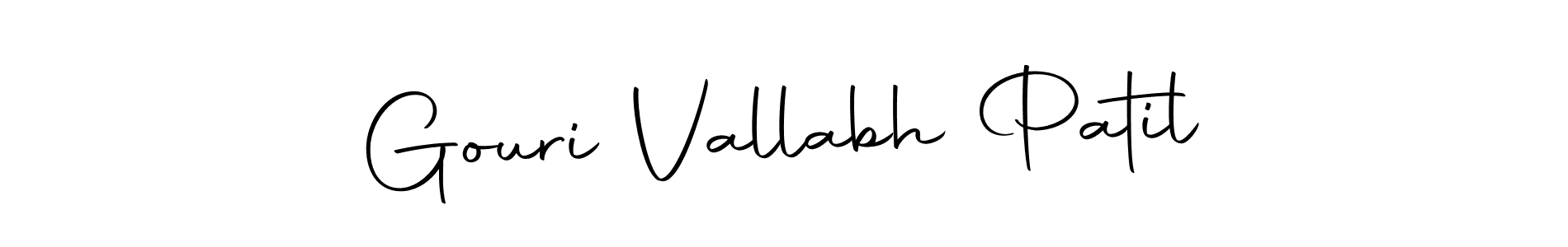 Also You can easily find your signature by using the search form. We will create Gouri Vallabh Patil name handwritten signature images for you free of cost using Autography-DOLnW sign style. Gouri Vallabh Patil signature style 10 images and pictures png