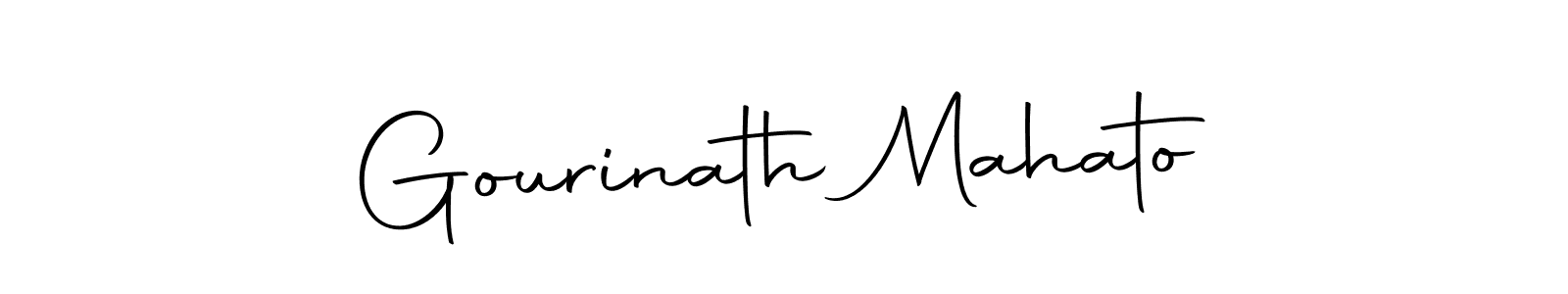 Design your own signature with our free online signature maker. With this signature software, you can create a handwritten (Autography-DOLnW) signature for name Gourinath Mahato. Gourinath Mahato signature style 10 images and pictures png