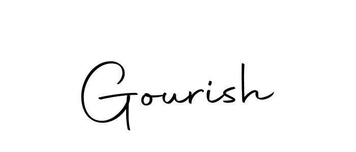 Gourish stylish signature style. Best Handwritten Sign (Autography-DOLnW) for my name. Handwritten Signature Collection Ideas for my name Gourish. Gourish signature style 10 images and pictures png