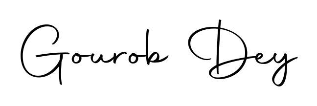 Achieve flawless digital penmanship with Gourob Dey name in Autography-DOLnW font. The perfect tool for creating online signatures. Gourob Dey signature style 10 images and pictures png