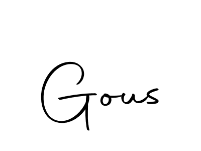Make a beautiful signature design for name Gous. Use this online signature maker to create a handwritten signature for free. Gous signature style 10 images and pictures png