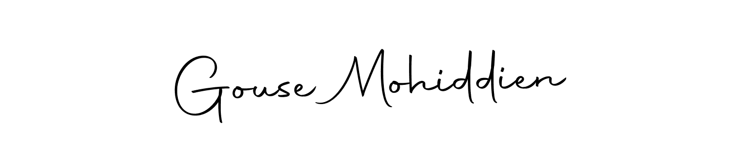 Create a beautiful signature design for name Gouse Mohiddien. With this signature (Autography-DOLnW) fonts, you can make a handwritten signature for free. Gouse Mohiddien signature style 10 images and pictures png