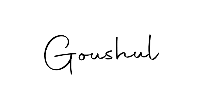 Create a beautiful signature design for name Goushul. With this signature (Autography-DOLnW) fonts, you can make a handwritten signature for free. Goushul signature style 10 images and pictures png