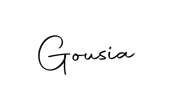 How to make Gousia signature? Autography-DOLnW is a professional autograph style. Create handwritten signature for Gousia name. Gousia signature style 10 images and pictures png