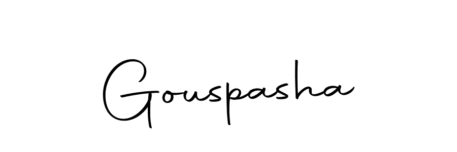 Make a beautiful signature design for name Gouspasha. Use this online signature maker to create a handwritten signature for free. Gouspasha signature style 10 images and pictures png