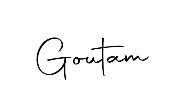 Create a beautiful signature design for name Goutam. With this signature (Autography-DOLnW) fonts, you can make a handwritten signature for free. Goutam signature style 10 images and pictures png