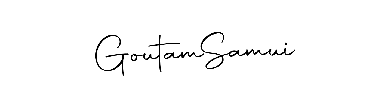 Similarly Autography-DOLnW is the best handwritten signature design. Signature creator online .You can use it as an online autograph creator for name Goutam  Samui. Goutam  Samui signature style 10 images and pictures png