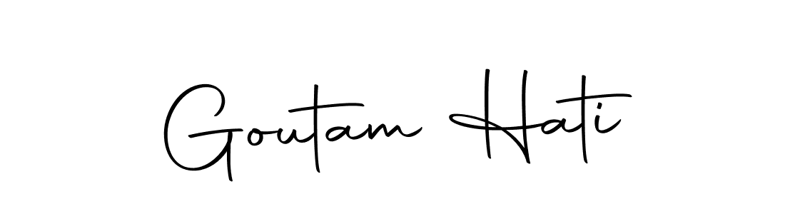 Create a beautiful signature design for name Goutam Hati. With this signature (Autography-DOLnW) fonts, you can make a handwritten signature for free. Goutam Hati signature style 10 images and pictures png