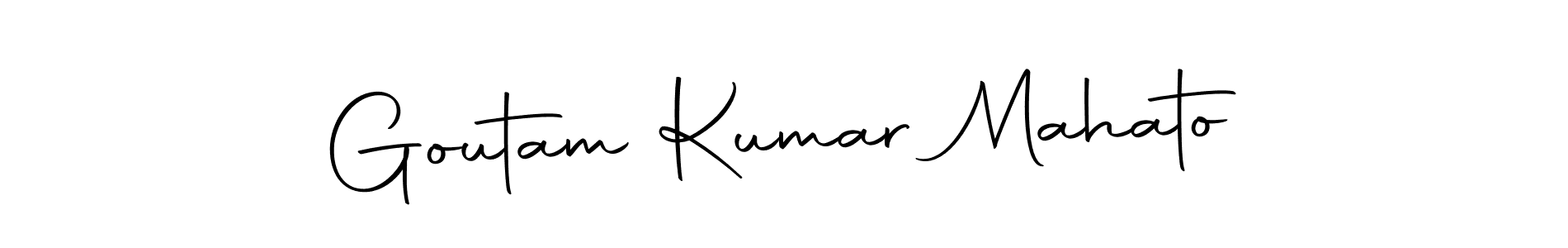 Make a short Goutam Kumar Mahato signature style. Manage your documents anywhere anytime using Autography-DOLnW. Create and add eSignatures, submit forms, share and send files easily. Goutam Kumar Mahato signature style 10 images and pictures png