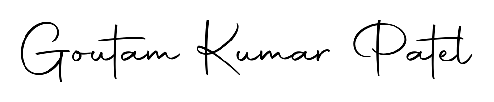 Quickly download Goutam Kumar Patel name signature in high-resolution PNG using Autography-DOLnW style. Ready to insert into PDFs and online applications. Goutam Kumar Patel signature style 10 images and pictures png