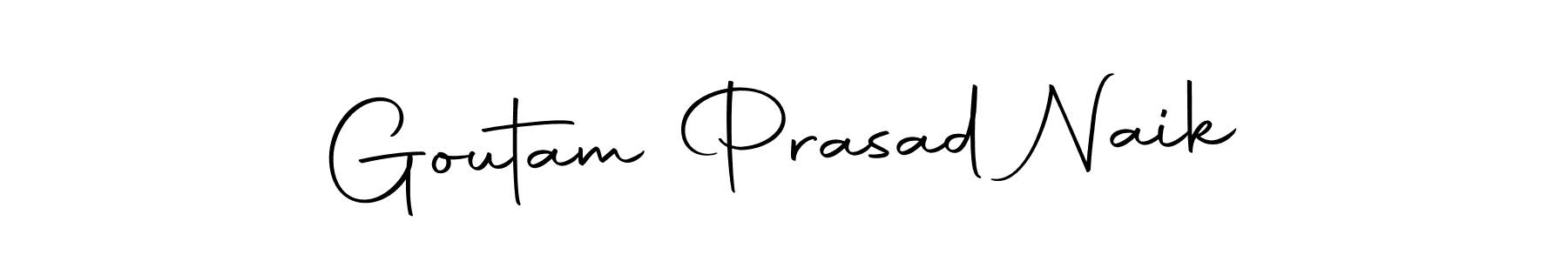 Make a beautiful signature design for name Goutam Prasad Naik. Use this online signature maker to create a handwritten signature for free. Goutam Prasad Naik signature style 10 images and pictures png