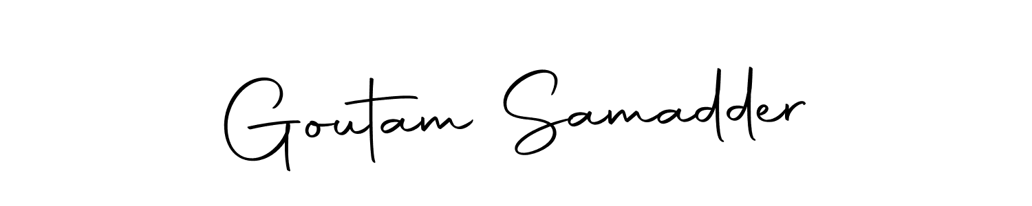 Once you've used our free online signature maker to create your best signature Autography-DOLnW style, it's time to enjoy all of the benefits that Goutam Samadder name signing documents. Goutam Samadder signature style 10 images and pictures png