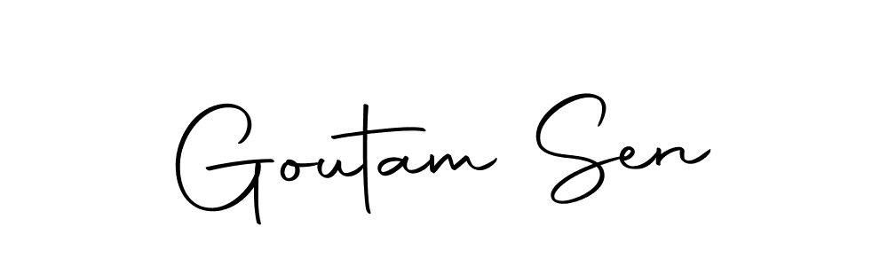 It looks lik you need a new signature style for name Goutam Sen. Design unique handwritten (Autography-DOLnW) signature with our free signature maker in just a few clicks. Goutam Sen signature style 10 images and pictures png