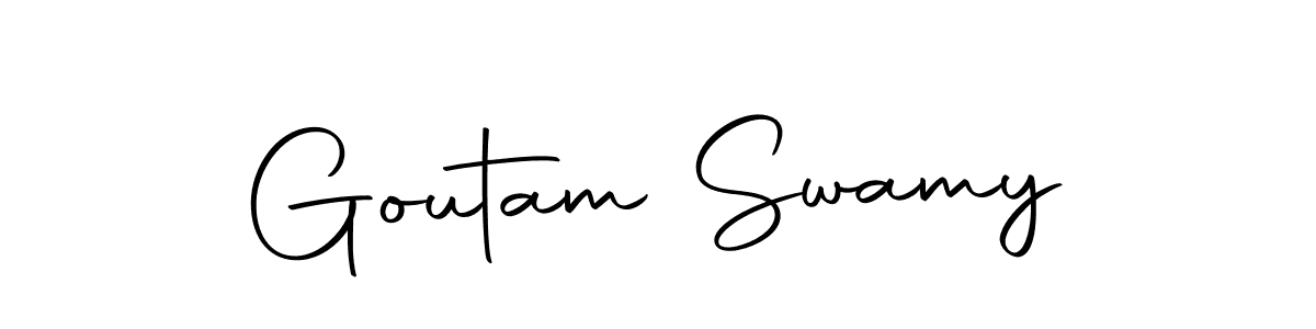 if you are searching for the best signature style for your name Goutam Swamy. so please give up your signature search. here we have designed multiple signature styles  using Autography-DOLnW. Goutam Swamy signature style 10 images and pictures png