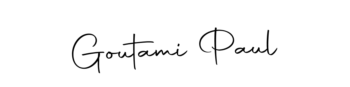 Make a beautiful signature design for name Goutami Paul. Use this online signature maker to create a handwritten signature for free. Goutami Paul signature style 10 images and pictures png