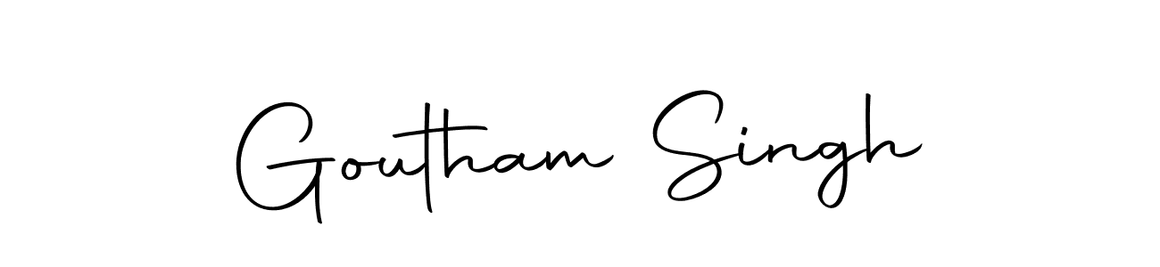 Similarly Autography-DOLnW is the best handwritten signature design. Signature creator online .You can use it as an online autograph creator for name Goutham Singh. Goutham Singh signature style 10 images and pictures png