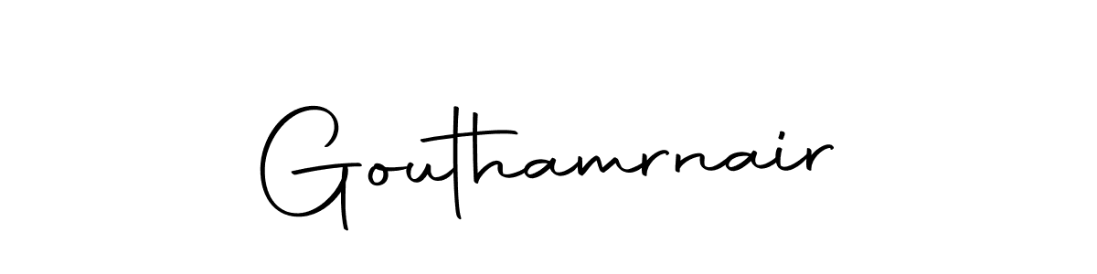 How to make Gouthamrnair signature? Autography-DOLnW is a professional autograph style. Create handwritten signature for Gouthamrnair name. Gouthamrnair signature style 10 images and pictures png