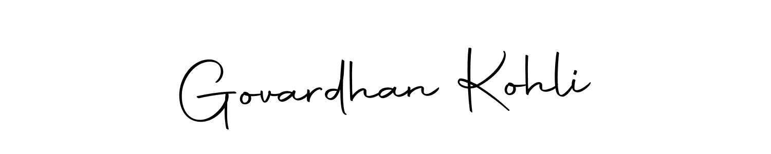 You can use this online signature creator to create a handwritten signature for the name Govardhan Kohli. This is the best online autograph maker. Govardhan Kohli signature style 10 images and pictures png
