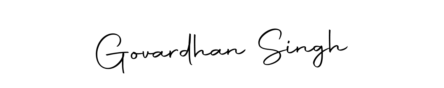 Make a short Govardhan Singh signature style. Manage your documents anywhere anytime using Autography-DOLnW. Create and add eSignatures, submit forms, share and send files easily. Govardhan Singh signature style 10 images and pictures png