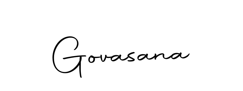 Create a beautiful signature design for name Govasana. With this signature (Autography-DOLnW) fonts, you can make a handwritten signature for free. Govasana signature style 10 images and pictures png