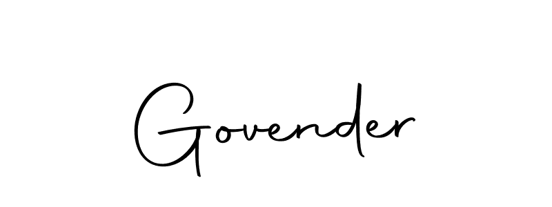 Create a beautiful signature design for name Govender. With this signature (Autography-DOLnW) fonts, you can make a handwritten signature for free. Govender signature style 10 images and pictures png