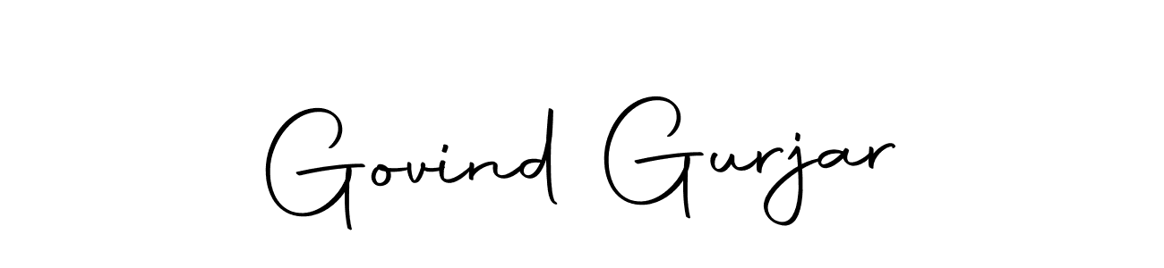 Create a beautiful signature design for name Govind Gurjar. With this signature (Autography-DOLnW) fonts, you can make a handwritten signature for free. Govind Gurjar signature style 10 images and pictures png