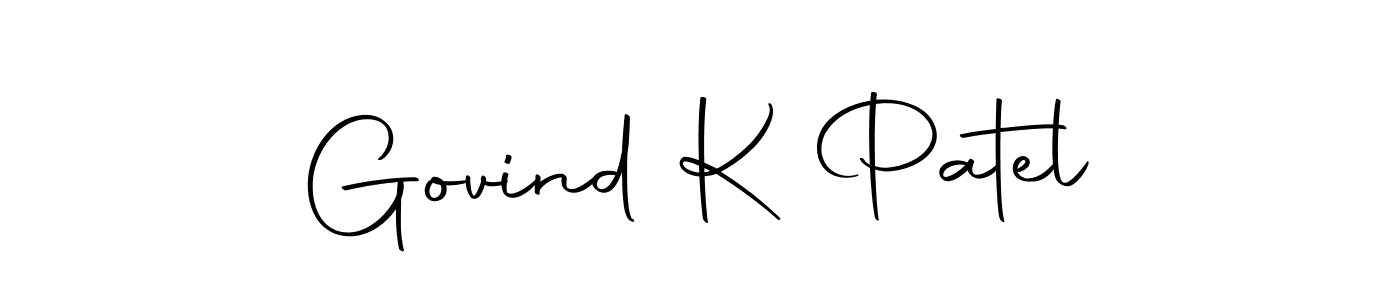 Make a beautiful signature design for name Govind K Patel. With this signature (Autography-DOLnW) style, you can create a handwritten signature for free. Govind K Patel signature style 10 images and pictures png