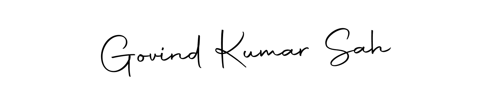 The best way (Autography-DOLnW) to make a short signature is to pick only two or three words in your name. The name Govind Kumar Sah include a total of six letters. For converting this name. Govind Kumar Sah signature style 10 images and pictures png