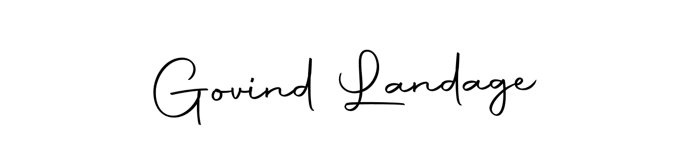 Similarly Autography-DOLnW is the best handwritten signature design. Signature creator online .You can use it as an online autograph creator for name Govind Landage. Govind Landage signature style 10 images and pictures png